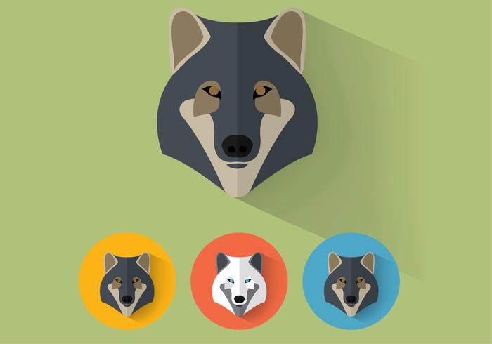 Wolf Vector Portraits Wolf Vector Portraits