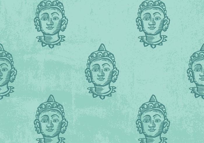 Buddha Pattern Vector Buddha Pattern Vector