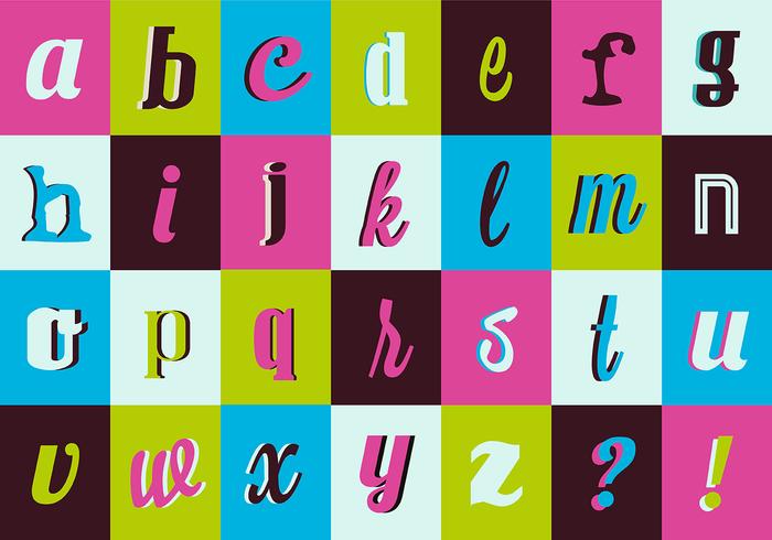 Various Retro Vintage Vector Typography Collection Various Retro Vintage Vector Typography Collection