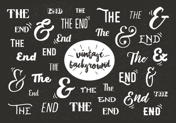 Set of Vintage Word Vectors Set of Vintage Word Vectors