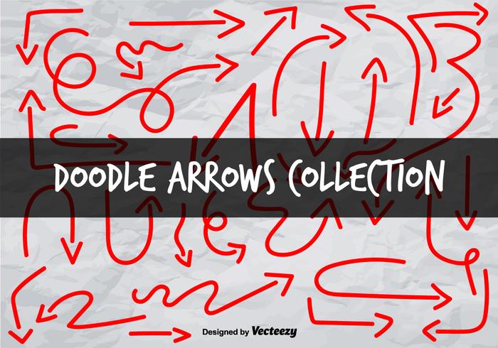 Doodle Arrows Vector Set Doodle Arrows Vector Set
