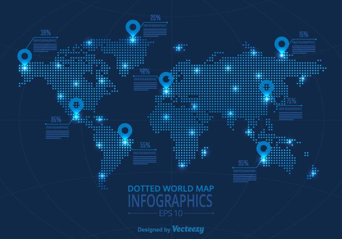 Vector World Map Infographic Vector World Map Infographic
