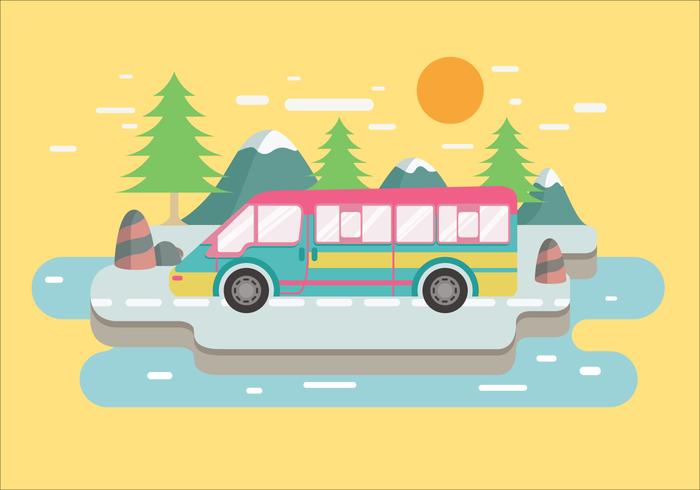 Travel Adventure RV Vector Travel Adventure RV Vector