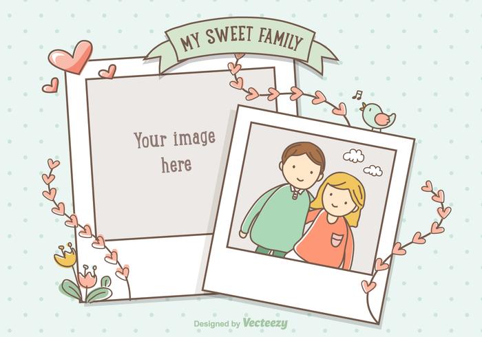 Vector Drawn Photo Collage Vector Drawn Photo Collage