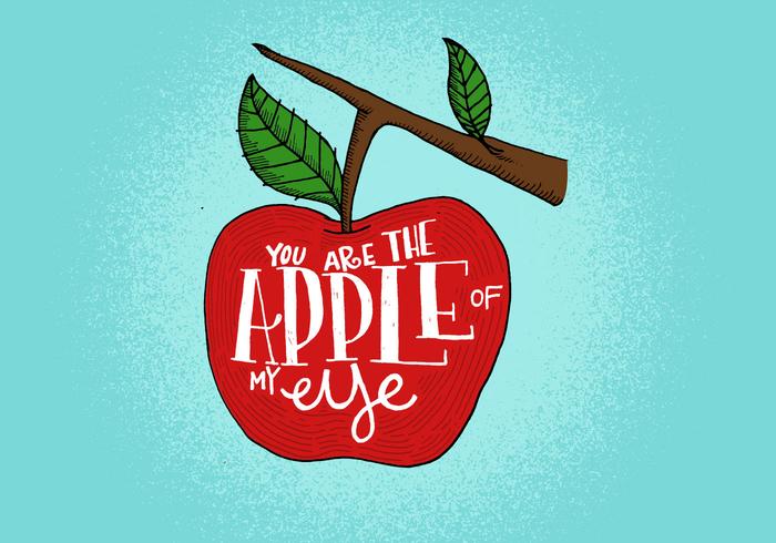 Apple of My Eye Vector Apple of My Eye Vector