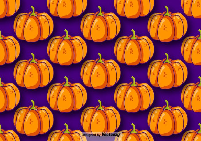 Pumpkin Seamless Pattern Vector Pumpkin Seamless Pattern Vector