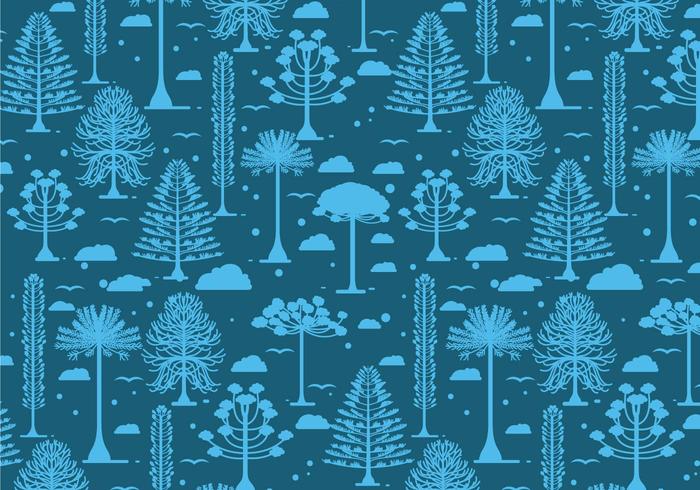 Araucaria Pattern Vector Araucaria Pattern Vector