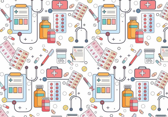 Prescription Pad Pattern Vector Prescription Pad Pattern Vector