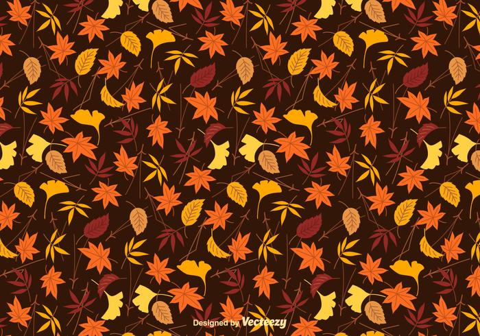 Colorful Leaves Vector Background Colorful Leaves Vector Background
