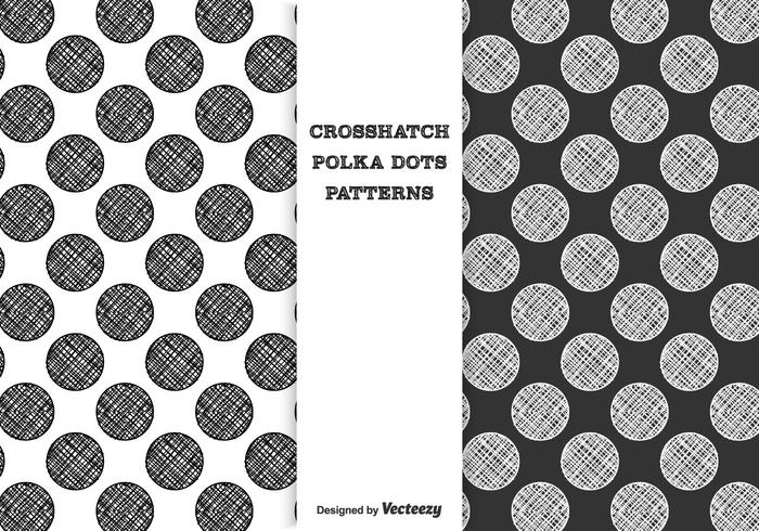 Crosshatch Dots Vector Patterns Crosshatch Dots Vector Patterns