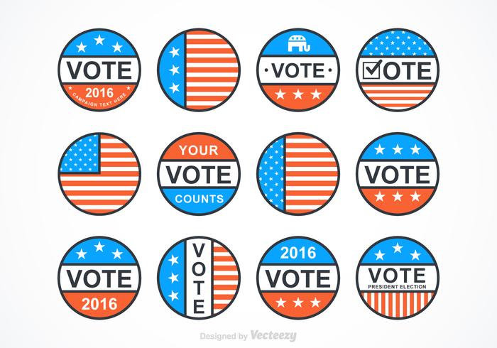 Vector Presidential Badges Vector Presidential Badges