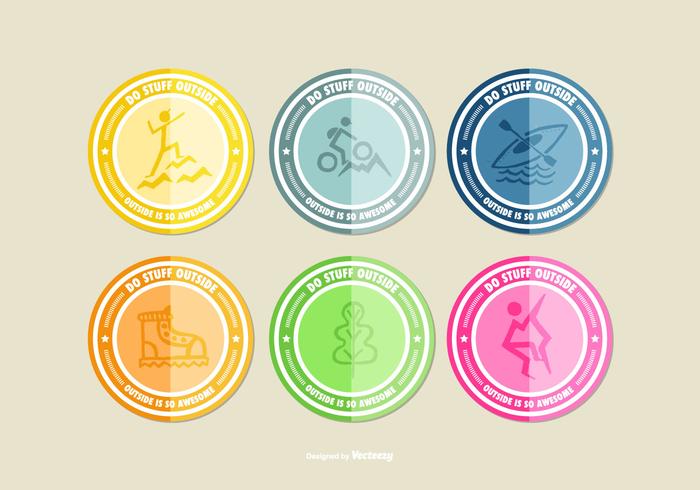 Do Stuff Outside Badge Vectors Do Stuff Outside Badge Vectors