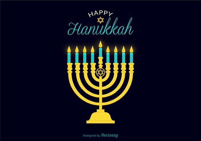 Vector Hanukkah Candle Illustration Vector Hanukkah Candle Illustration