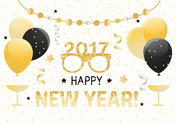 Happy New Year Vector Background Happy New Year Vector Background