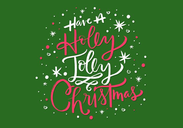 Holly Jolly Christmas Lettering Holly Jolly Christmas Lettering