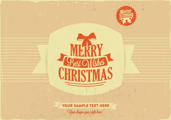 Merry Christmas & Best Wishes Vector Merry Christmas & Best Wishes Vector