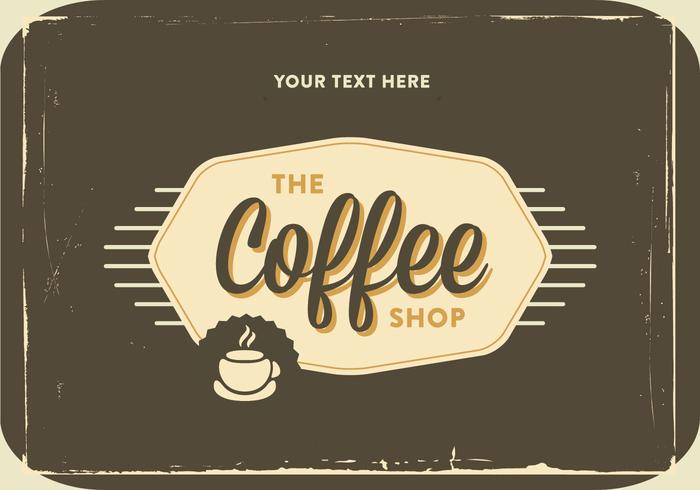 Retro Coffee Shop Logo Vector Retro Coffee Shop Logo Vector