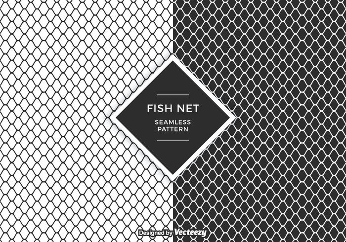 Fish Net Vector Pattern Fish Net Vector Pattern