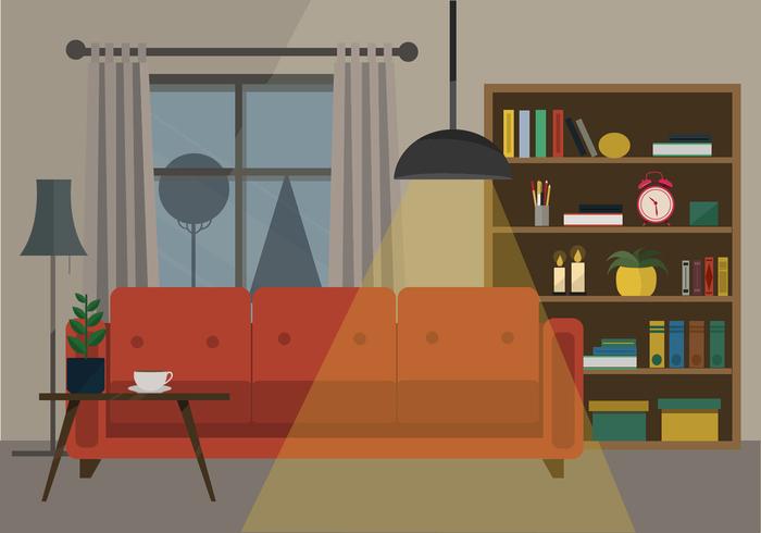 Lounge Vector Illustration Lounge Vector Illustration