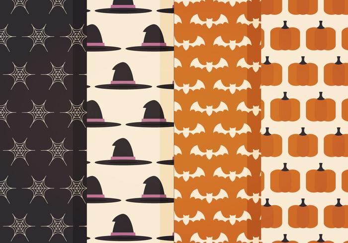 Halloween Vector Patterns Halloween Vector Patterns