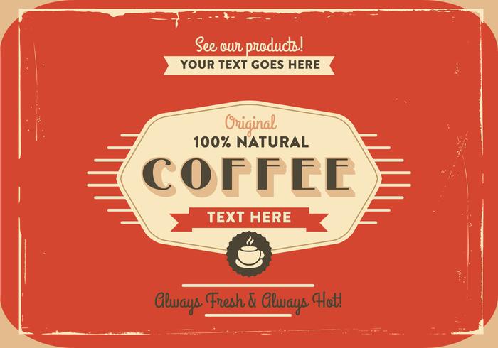 1940's Coffee Logo Vector 1940's Coffee Logo Vector