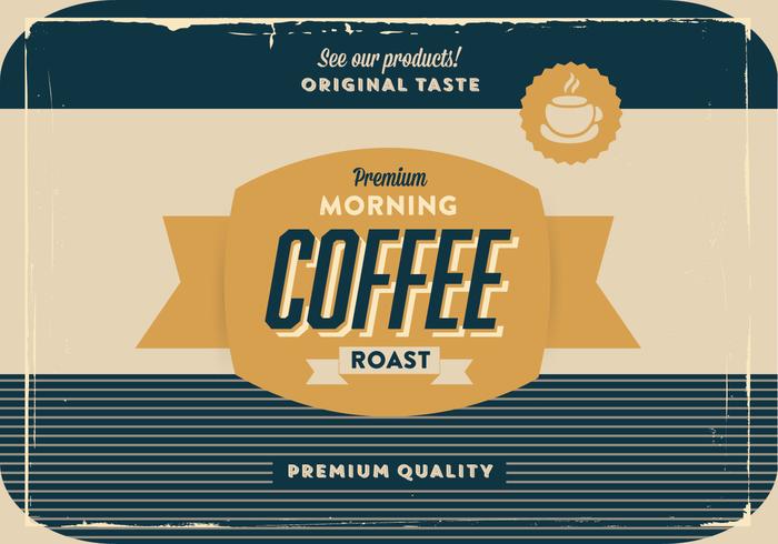 Gold and Navy Coffee Vector Gold and Navy Coffee Vector