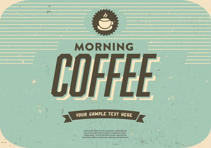 Morning Coffee Vector Morning Coffee Vector