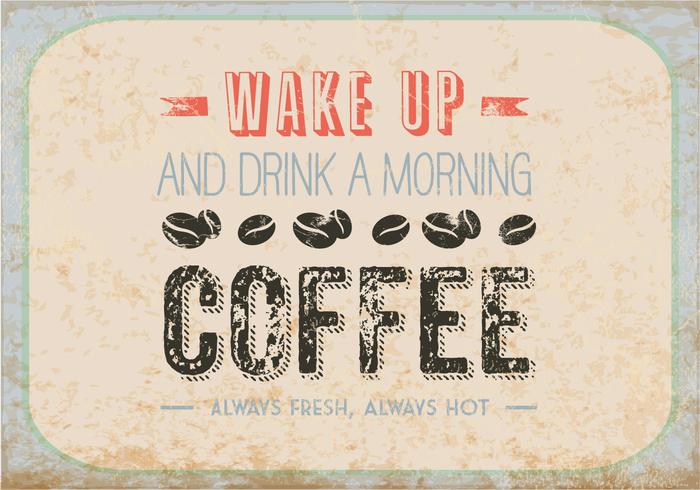 Drink A Morning Coffee Vector Drink A Morning Coffee Vector