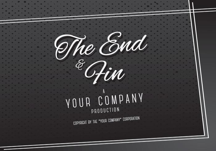 Cursive Script Title Card Vector Cursive Script Title Card Vector