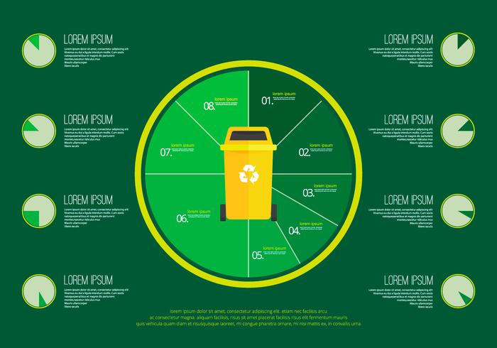 Landfill And Garbage Infographic Template Landfill And Garbage Infographic Template