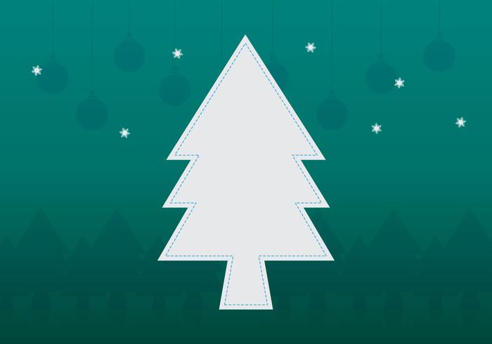 Christmas Tree Frame Template - Download Free Vector Art 