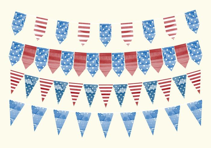 Vector 4th of July Banners Vector 4th of July Banners
