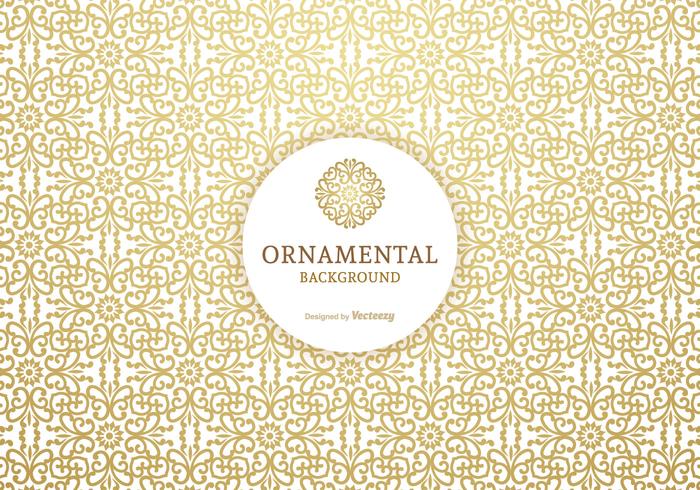 Golden Ornamental Vector Background Golden Ornamental Vector Background