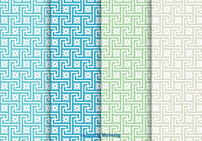 Greek Key Vector Seamless Patterns Greek Key Vector Seamless Patterns