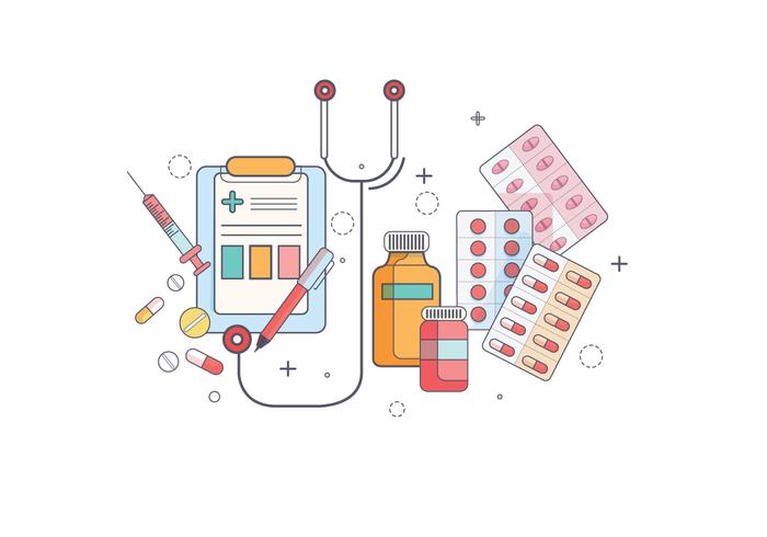 Prescription Pad Vector Prescription Pad Vector