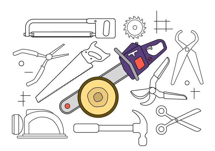 Lumberjack Saw Vectors Lumberjack Saw Vectors