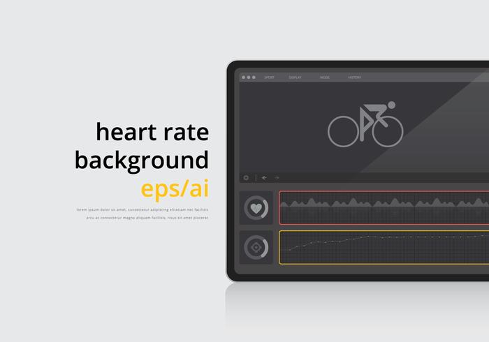 Heart Rate Illustration Background Heart Rate Illustration Background