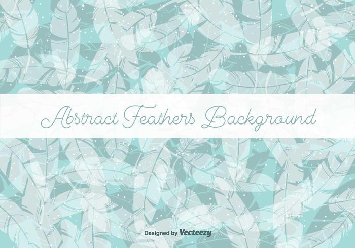 Blue Feathers Vector Background Blue Feathers Vector Background