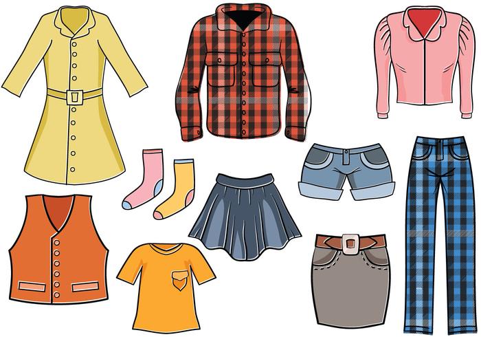 Hip Clothes Vectors Hip Clothes Vectors