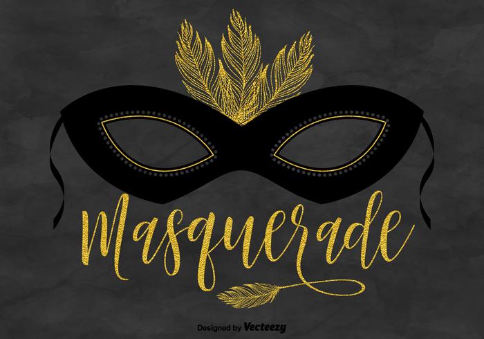 Masquerade Mask Vector Background Masquerade Mask Vector Background