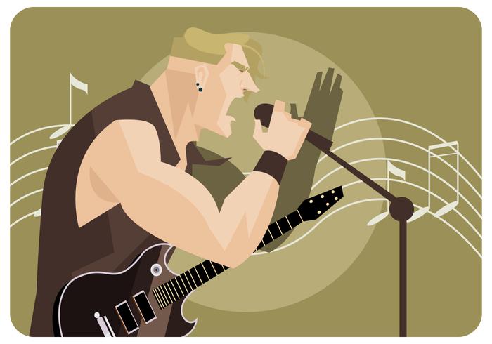 Metal Singer Vector Metal Singer Vector