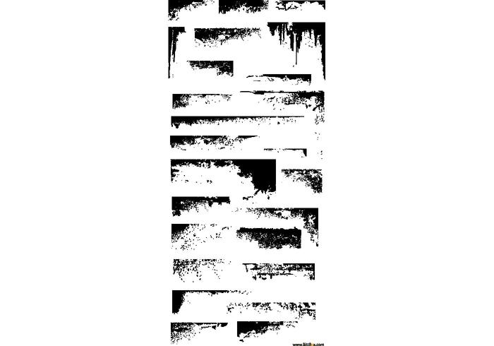 50 Free Vector Grunge Corners 50 Free Vector Grunge Corners