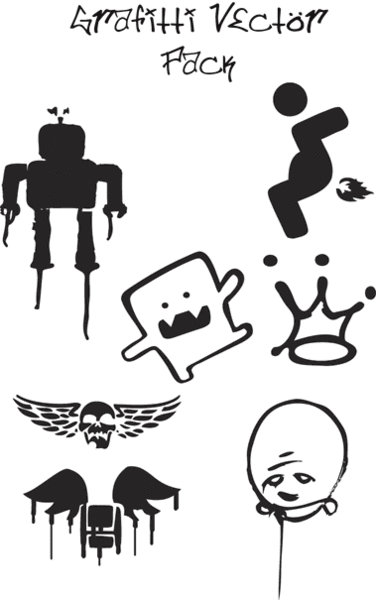Download Vector Graffiti Vector Pack - Download Free Vector Art ...