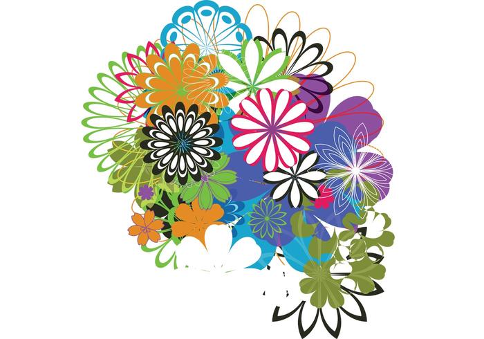 Random Free Vectors - Part 7: Flowers Random Free Vectors - Part 7: Flowers
