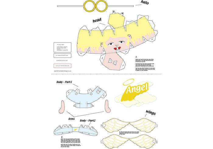 Xmas Angel Paper Craft