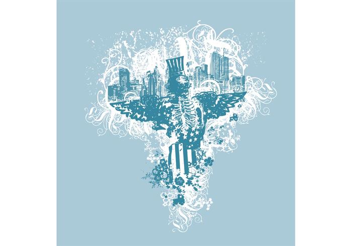 City Vector - City of Angels Illustration City Vector - City of Angels Illustration