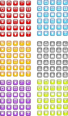 30 Free Vidro Icon Vector pack in six colors 30 Free Vidro Icon Vector pack in six colors