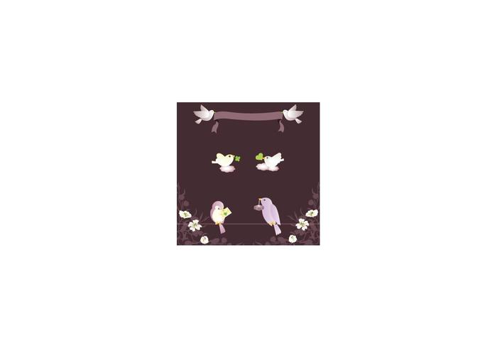 Birds Messages Vector Graphics Birds Messages Vector Graphics