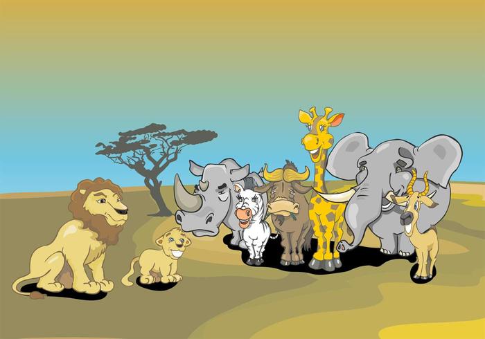 Animal Vector Pack of African Animals Animal Vector Pack of African Animals