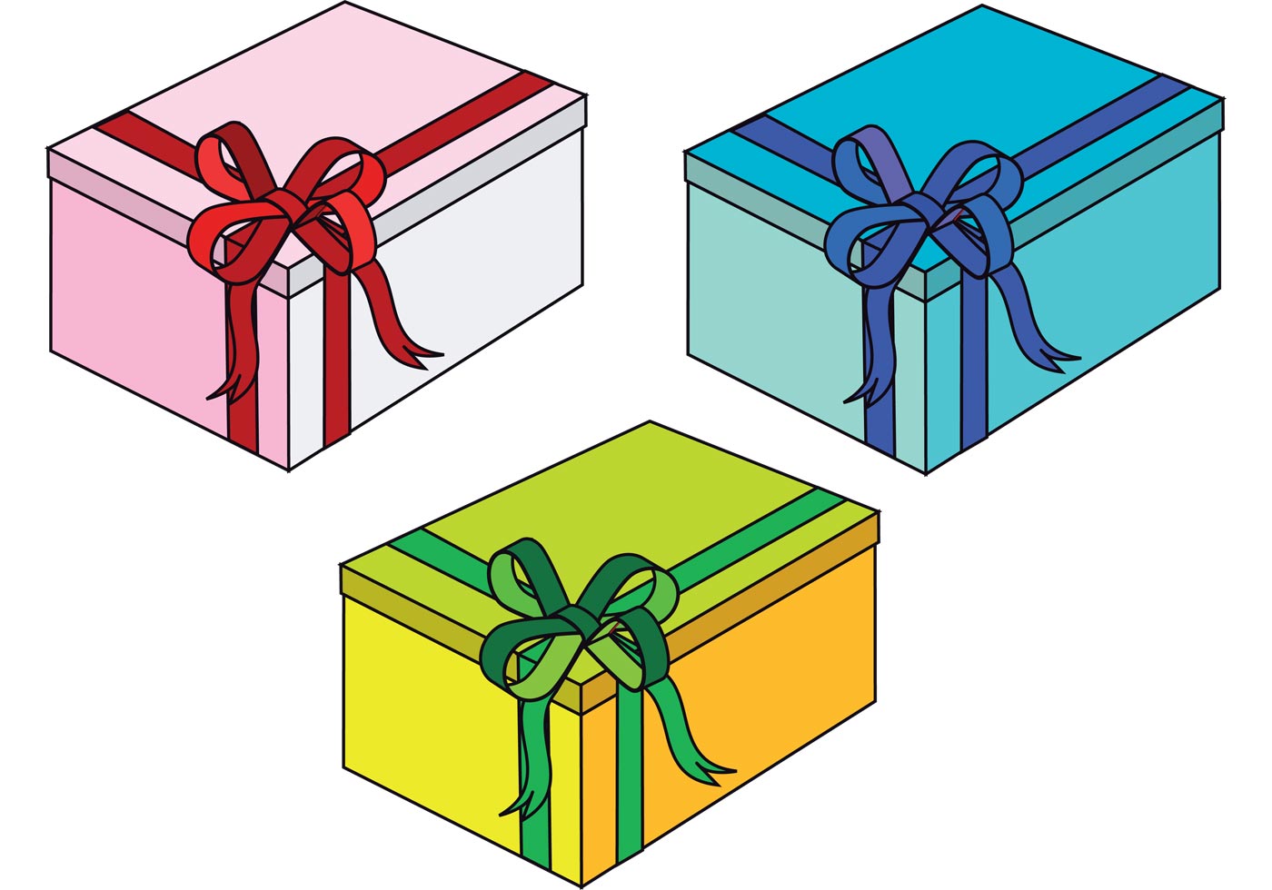 Gift Boxes - Download Free Vector Art, Stock Graphics & Images